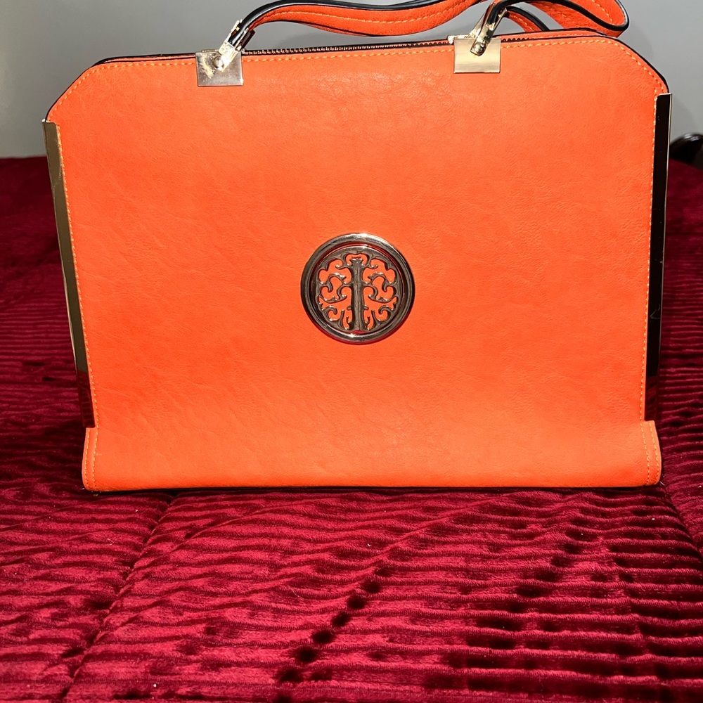 Orange Designer Women's Bag